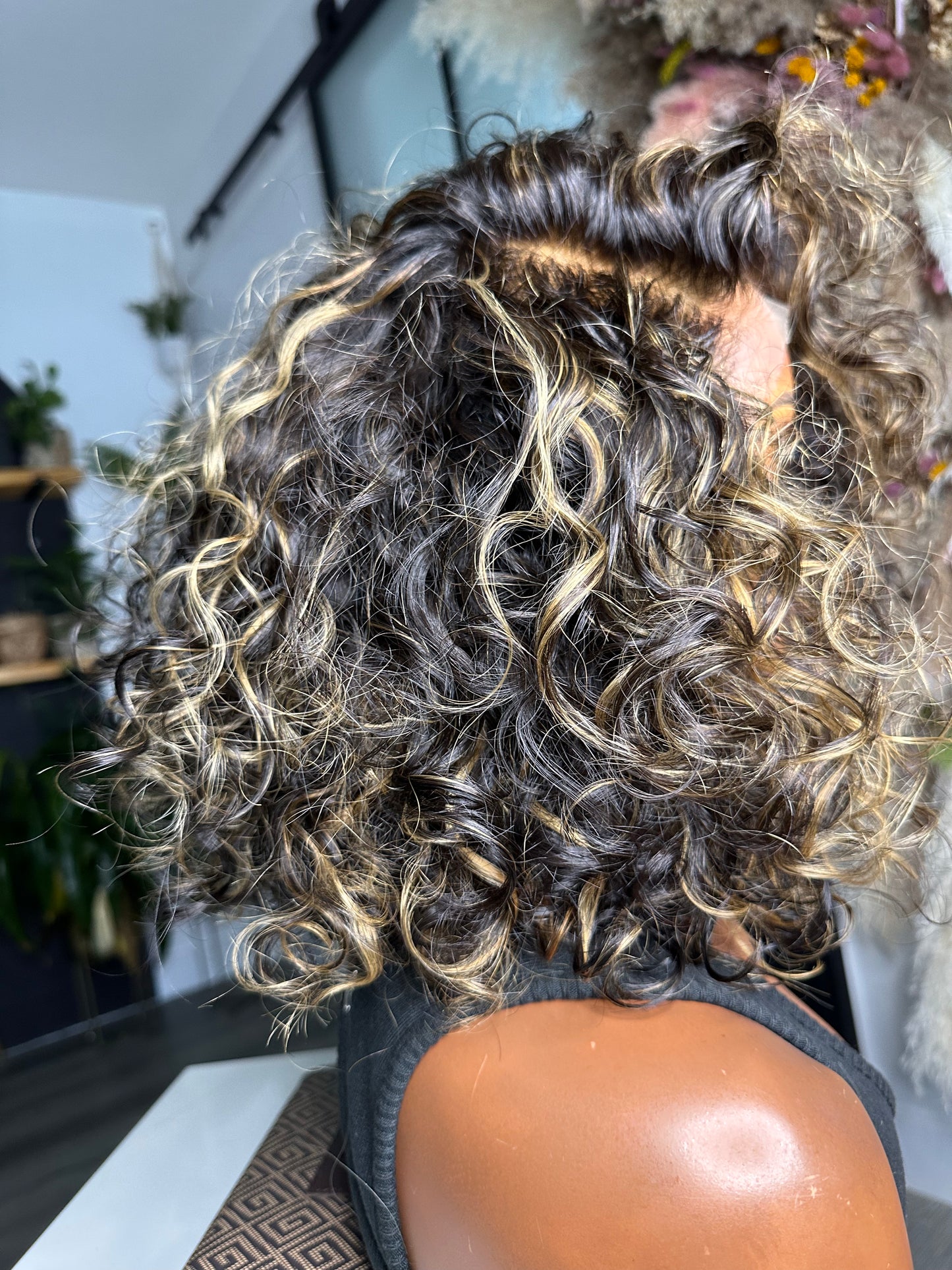 Highlighted Deep Curly Postiche | Medium