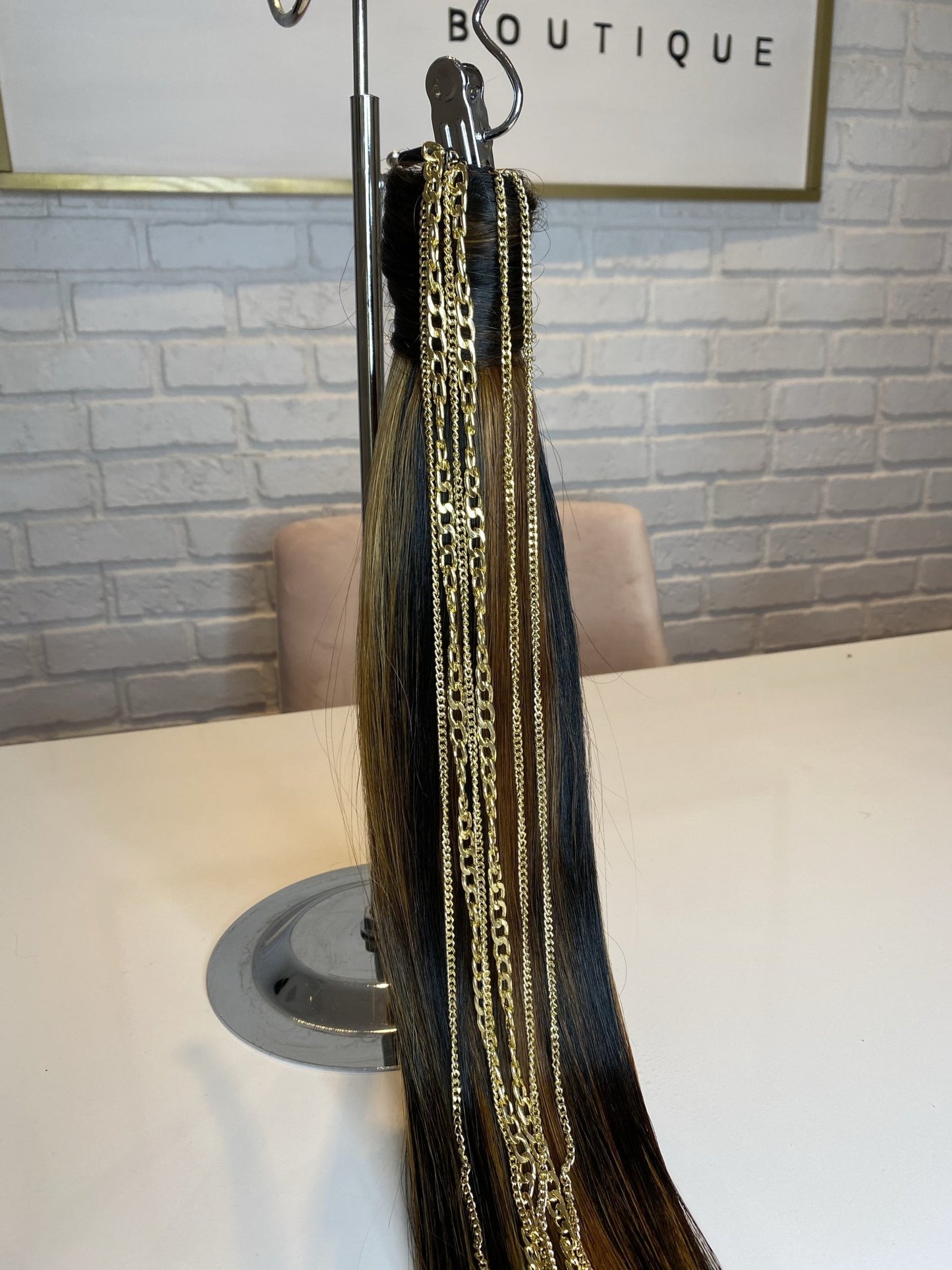 Gold Chain Hair Pins | Hair Pins Set | Phive Star Hair Boutique