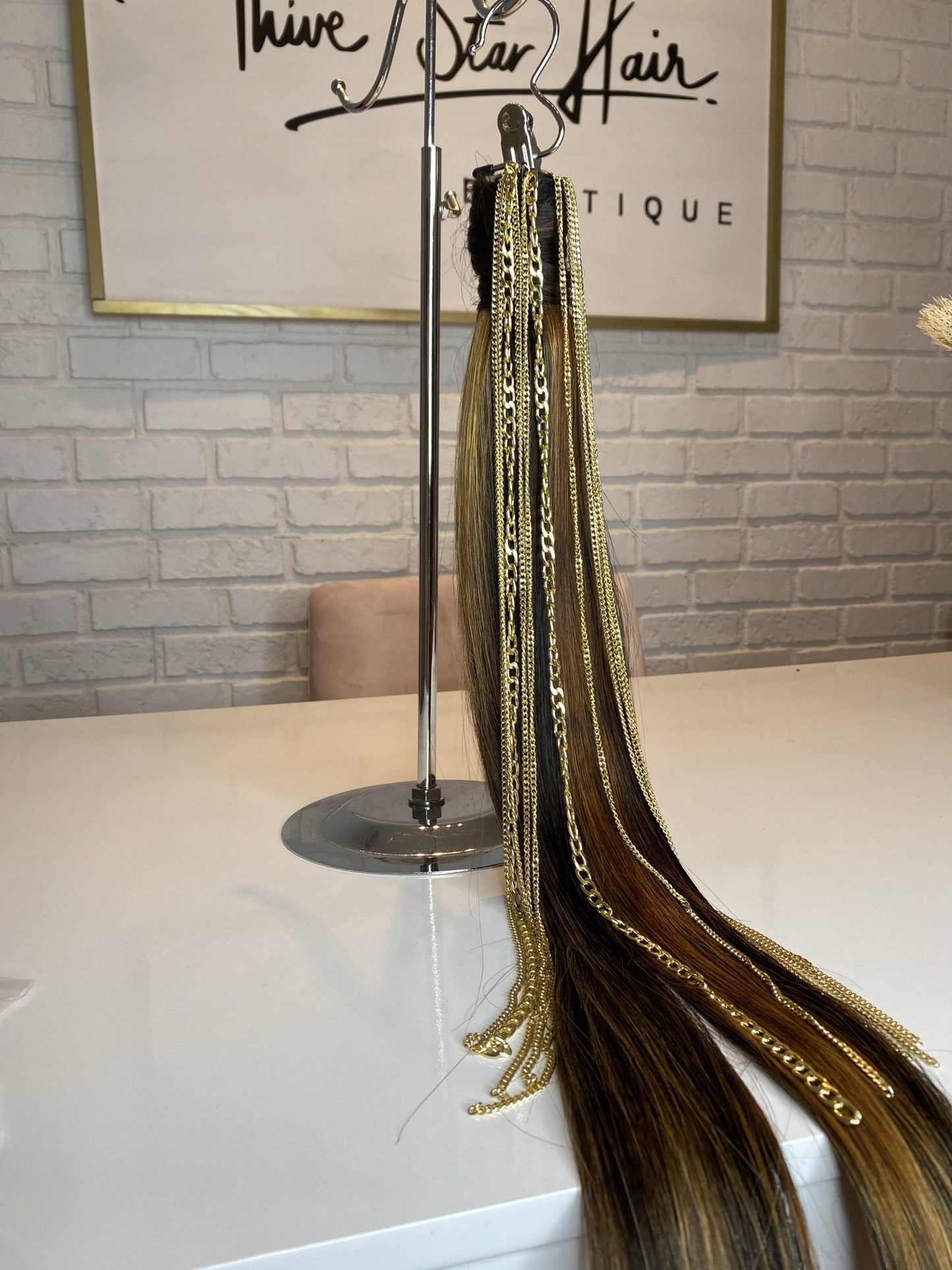 Gold Chain Hair Pins | Hair Pins Set | Phive Star Hair Boutique