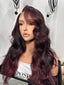 PRELOVED ♥ Luxe Voluminous Black Cherry Wig 066747 |Medium