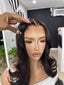 12” Dark Brown Long Bob Glueless Wig | Medium