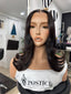 12” Dark Brown Long Bob Glueless Wig | Medium