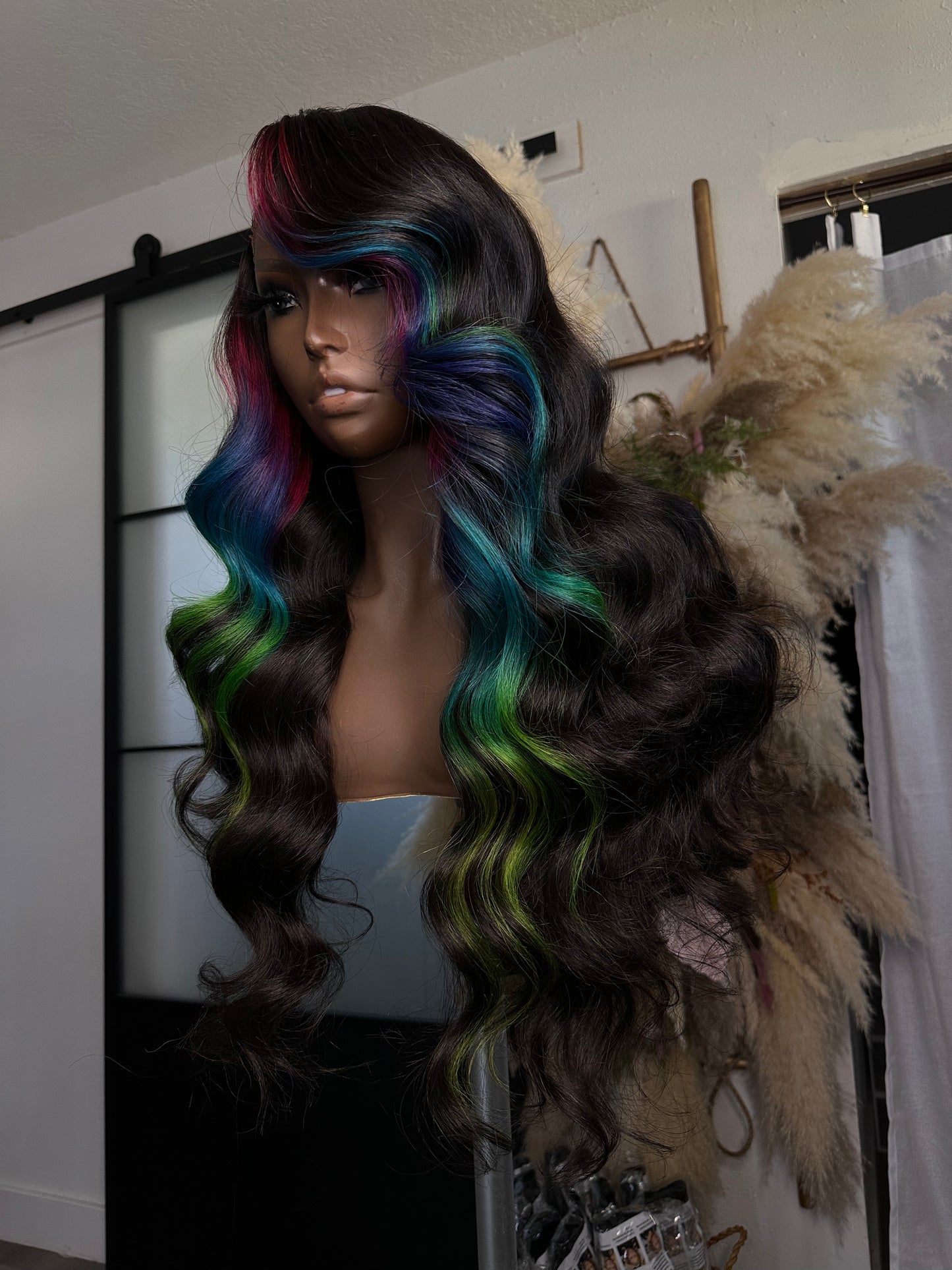 26” Glueless 🌈 Whispering Hues ￼| Signature Style Deep Right Side Part