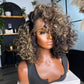 1:1 Glueless Natural Curly Golden Hour 12” Postiche | Medium