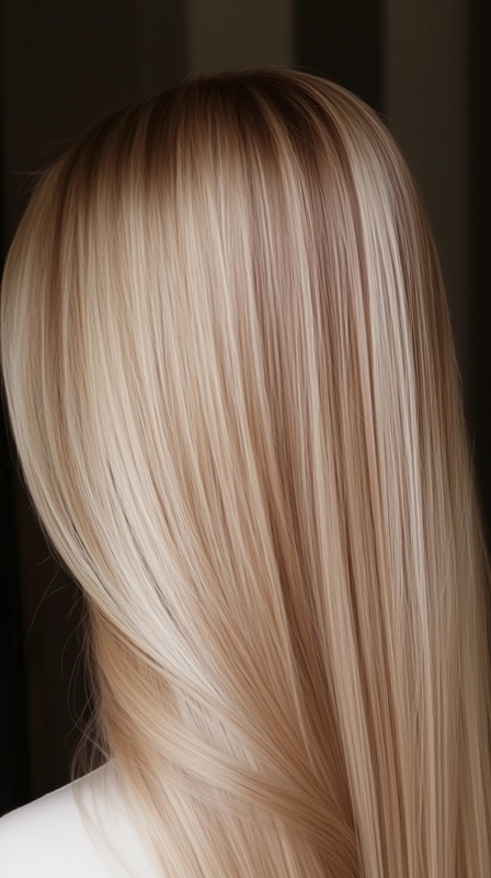 Sleek Platinum Blonde